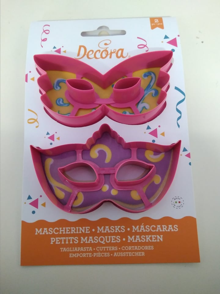 Tagliapasta tagliabiscotto maschera mascherine carnevale venezia pezzi –  Freddy Dolci e Feste