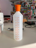 Bottiglia dispenser in plastica da 1 litro (uso professionale) Decora