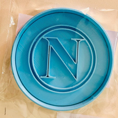 Tagliapasta tagliabiscotto in bioplastica 2 pezzi logo Napoli