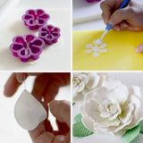 Tagliapasta gardenia kit per realizzare fiori in pasta di gomma Decora