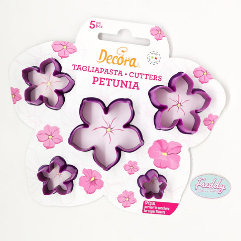 Tagliapasta petunia kit per realizzare fiori in pasta di zucchero Decora