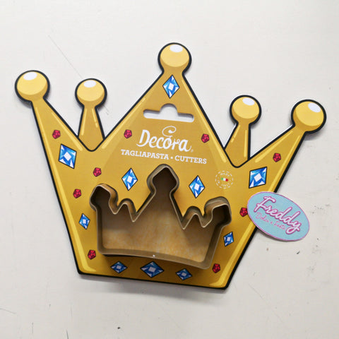 Tagliapasta tagliabiscotto corona crown in plastica decora