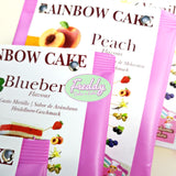 Rainbow cake da 100 gr. di preparato alimentare in polvere in vari gusti e colori