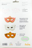 Tagliapasta tagliabiscotto maschera mascherine carnevale venezia pezzi 2 in plastica decora