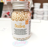 Perle perline di zucchero 100 grammi decora decorazioni cake design pasticceria