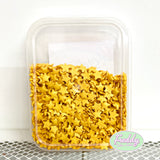 Decorazioni in zucchero stelline oro confezione da 40 grammi