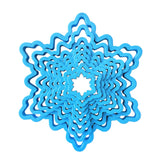 Tagliapasta frozen star natale albero stella di ghiaccio in plastica decora