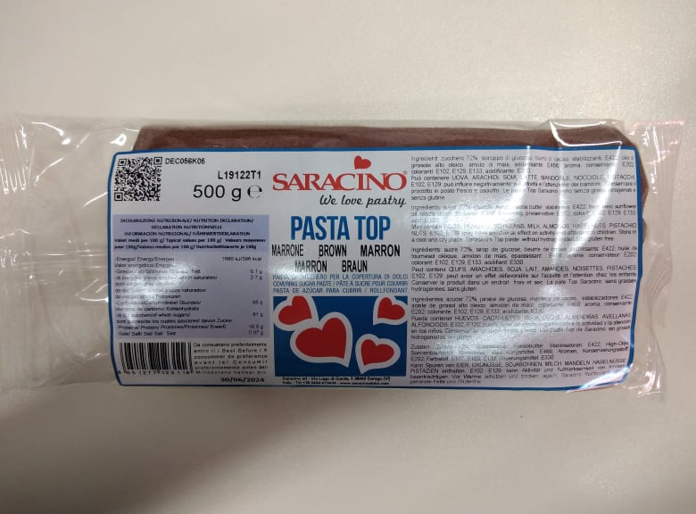 Pasta di Zucchero Top Verde chiaro Saracino copertura 500 g